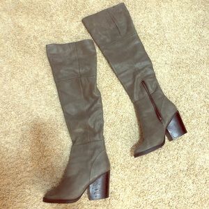 Aldo Green Knee High Boots